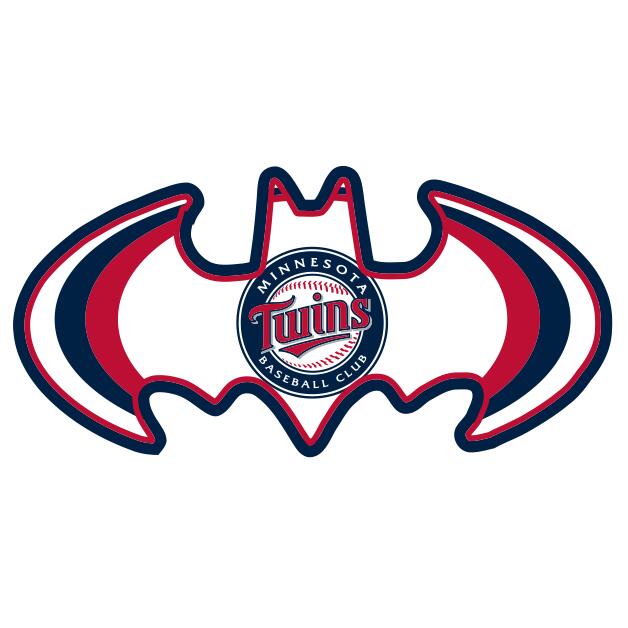 Minnesota Twins Batman Logo DIY iron on transfer (heat transfer)